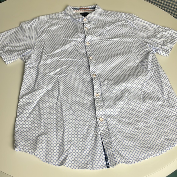 Denim & Flower Ricky Singh Slim Fit Casual Button Down Short Sleeve- size Large - Picture 8 of 12